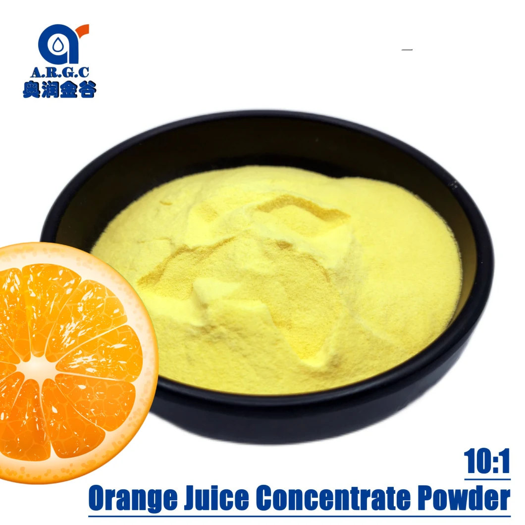 Concentrate Orange Juice Fruit Powder 80-100 Mesh Fruit Drink Flavor Orange Powder