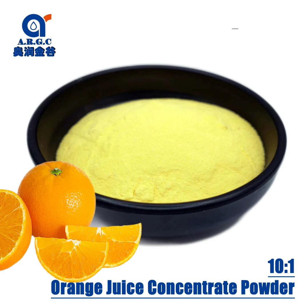 Concentrate Orange Juice Fruit Powder 80-100 Mesh Fruit Drink Flavor Orange Powder